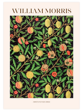William Morris Fruits Pattern - Art Print